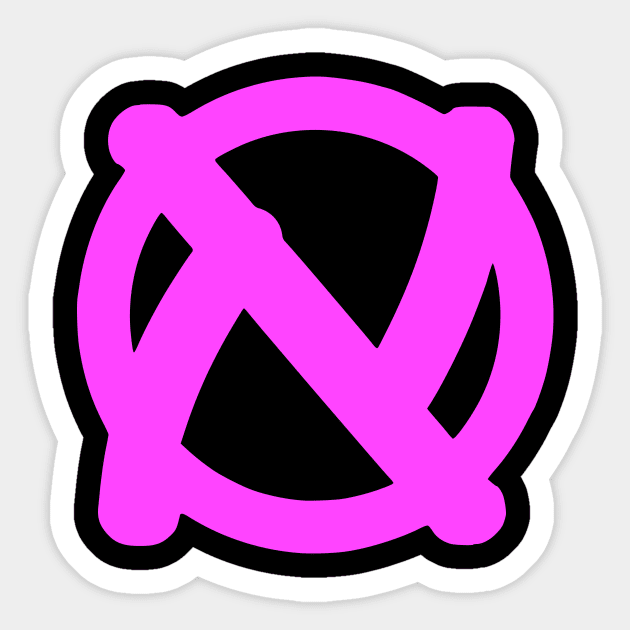 Jewish Anarchist Symbol (DIY Style) Sticker by dikleyt